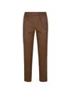 Enes Elasticated Trousers In Brown
