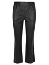 Enes Leather Trousers In Black