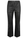 Enes Leather Trousers In Black