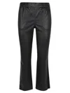 Enes Leather Trousers In Black