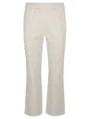 Enes Leather Trousers In White