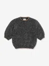 Enfant By 7am 7am Enfant Baby Fuzzy Boxy Sweater In Black