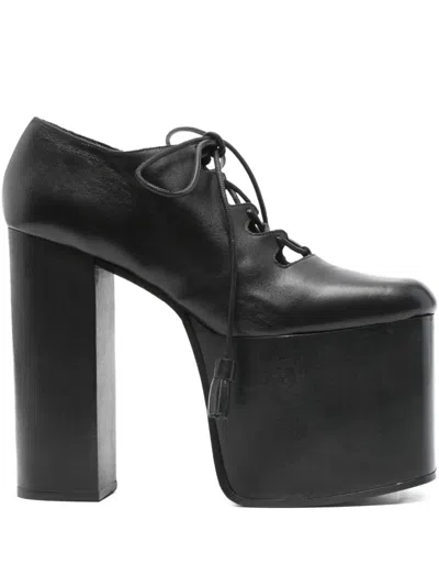 Enfants Riches Deprimes 150mm Lace-up Platform Pumps In Black