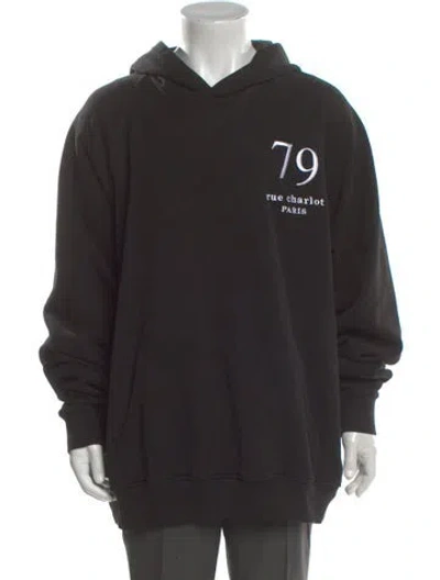 Pre-owned Enfants Riches Deprimes 2020 79 Rue Charlot Paris Hoodie In Black
