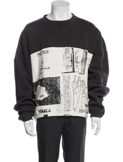 Pre-owned Enfants Riches Deprimes 2022 Dieter Rot Sweatshirt In Gray
