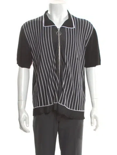 Pre-owned Enfants Riches Deprimes 2024 Moltisanti Polo Sweater In Black