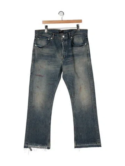 Pre-owned Enfants Riches Deprimes 2025 Straight-leg Jeans W/ Tags In Blue