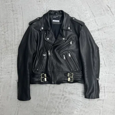 ENFANTS RICHES DEPRIMES 23fwレザージャケット Enfants Riches Déprimés Beige & Black Colorblocked Leather