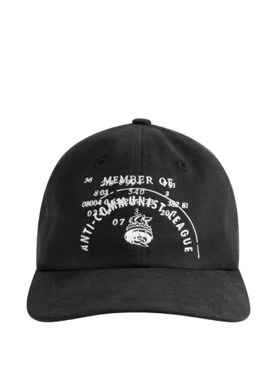 Enfants Riches Deprimes Anti-communist Leage Baseball Cap In Black