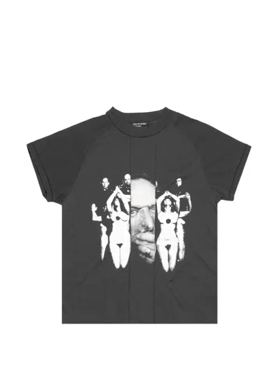 Enfants Riches Deprimes Anton/hopper Assemblage Raglan T-shirt In Black