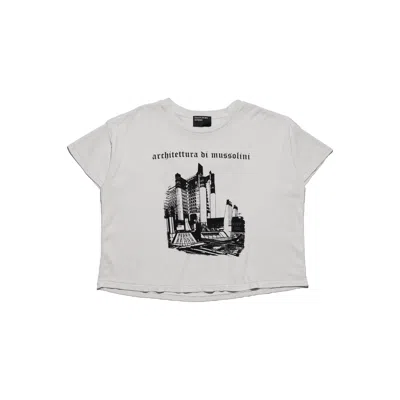 Enfants Riches Deprimes Architettura Di Mussolini Rib T-shirt In White