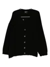 Enfants Riches Deprimes Asymmetrical Cardigan In Black
