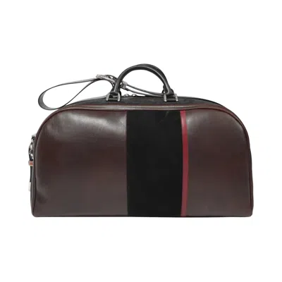 Pre-owned Enfants Riches Deprimes Enfants Riches Déprimés Barnett Belt Strap Weekender 'burgundy/black/red' | Men's Size Onesize