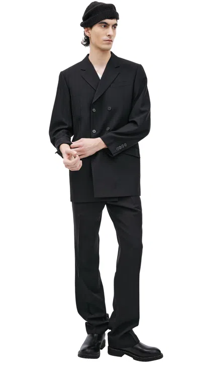 Enfants Riches Deprimes Basic Striped Blazer In Black