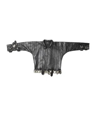 Enfants Riches Deprimes Belt Assemblage Jacket In Multi