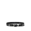 Enfants Riches Deprimes Riveted Belt In Black