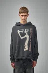 Enfants Riches Deprimes Dark Grey Hoodie With Print In Gray