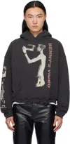 Enfants Riches Deprimes Dark Grey Hoodie With Print In Gray