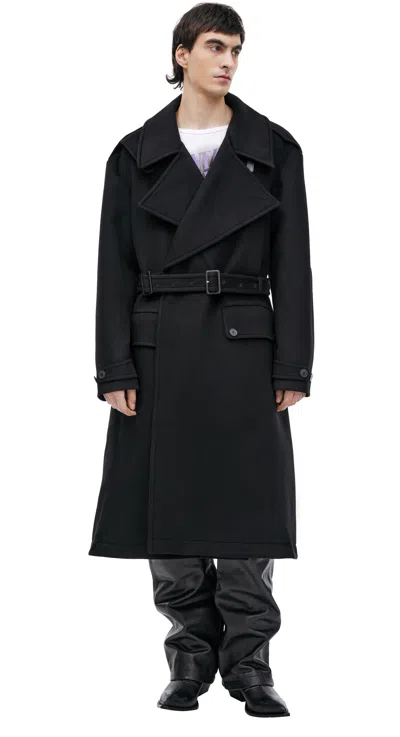 Enfants Riches Deprimes Black Cashmere Coat