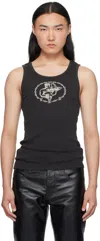 Enfants Riches Deprimes Enfants En Chain Printed Ribbed Cotton Tank Top