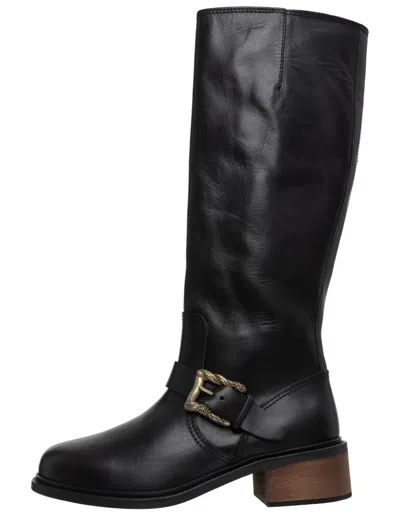 Enfants Riches Deprimes Black Leather Boots
