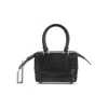 Enfants Riches Deprimes Leather Bowling Bag With Logo In Black