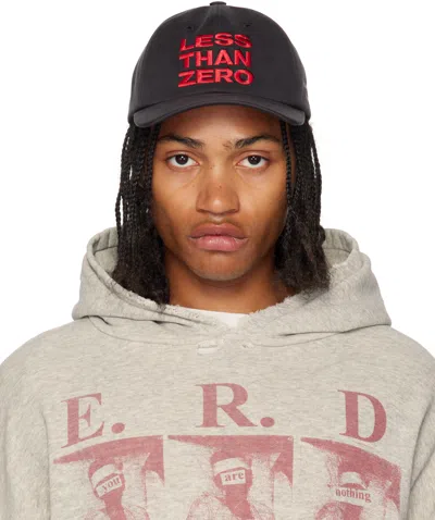 Enfants Riches Deprimes Black 'less Than Zero' 6-panel Cap