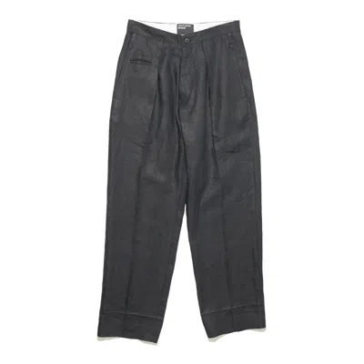 Enfants Riches Deprimes Black Linen Trousers