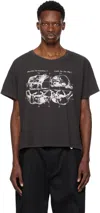 Enfants Riches Deprimes Look For The Fifth Black Vintage-effect T-shirt