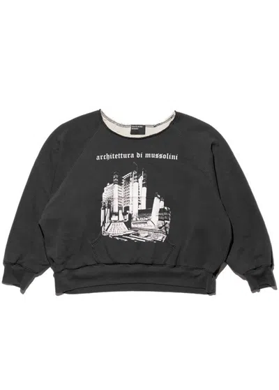 Enfants Riches Deprimes Black Sweatshirt With Print