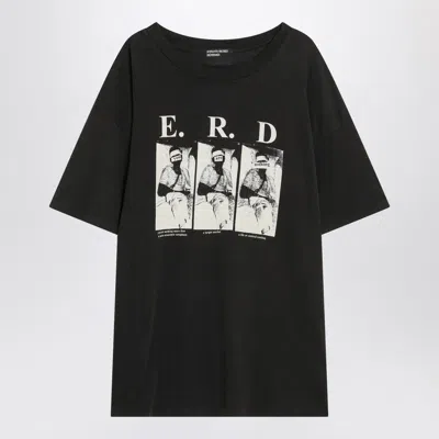 Enfants Riches Deprimes Black T-shirt With Logo Print
