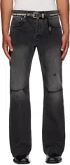 Enfants Riches Deprimes Black Wider Flare Leg Jeans