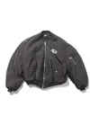 Enfants Riches Deprimes Zip Front Bomber Jacket In Gray