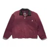 Enfants Riches Deprimes Blanket Lined Detroit Jacket In Vineyard Wine