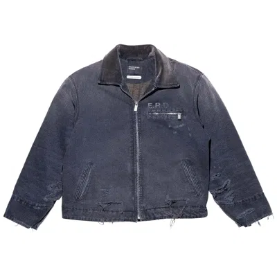 Pre-owned Enfants Riches Deprimes Enfants Riches Déprimés Blanket Lined Work Jacket 'black' | Men's Size L