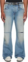 Enfants Riches Deprimes Blue Wider Flare Leg Jeans
