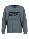 Enfants Riches Deprimes Boy In Chains Graphic-print Long-sleeve T-shirt In Gray