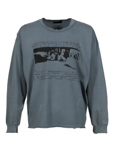 Enfants Riches Deprimes Boy In Chains Graphic-print Long-sleeve T-shirt In Gray