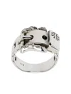 Enfants Riches Deprimes Buckle-detail Ring In Metallic