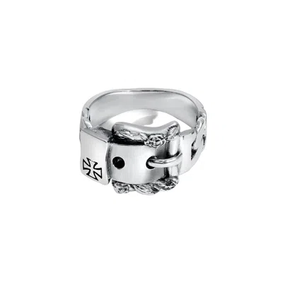 Enfants Riches Deprimes Buckle Ring In Silver