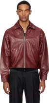 Enfants Riches Deprimes Long Sleeve Leather Jacket In Animal Print