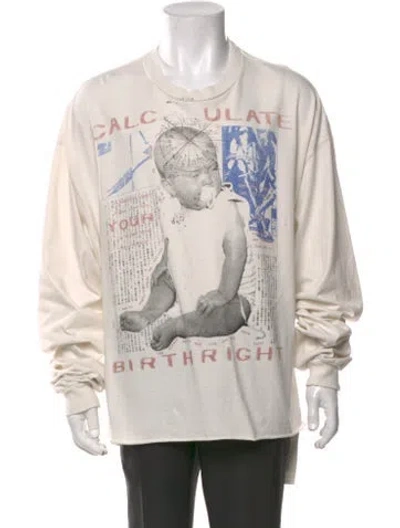 Pre-owned Enfants Riches Deprimes Calculate Your Birthright Graphic Print T-shirt In Multicolor