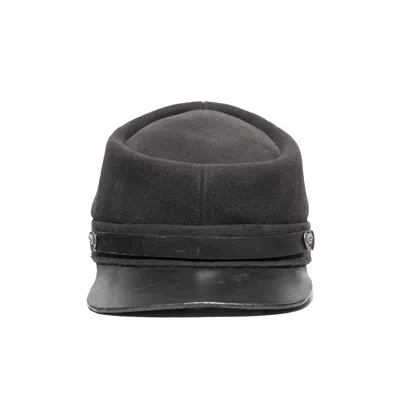 Enfants Riches Deprimes Cap With A Leather Strap In Black