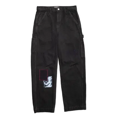Enfants Riches Deprimes Carpenter Jeans With Patches In Black