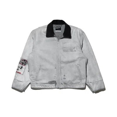 Enfants Riches Deprimes Chapitre Xxi Moleskin Work Jacket In Gray