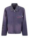 Enfants Riches Deprimes Chapitre Xxi Patchwork Jacket In Purple