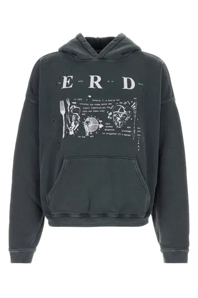 Enfants Riches Deprimes Charcoal Cotton Oversize My Role In The War Sweatshirt In Multi