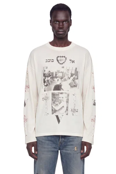 Enfants Riches Deprimes Cherry Mock Neck Ls T-shirt In White