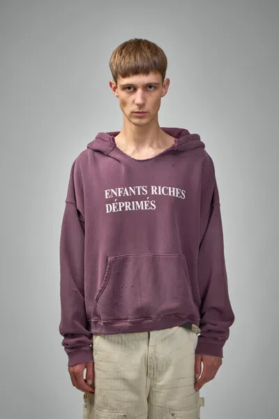 Enfants Riches Deprimes Classic Logo Hoodie In Brown