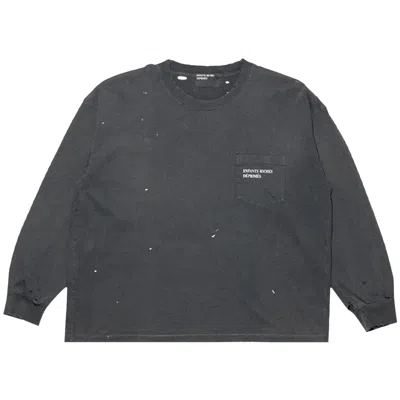 Pre-owned Enfants Riches Deprimes Enfants Riches Déprimés Classic Logo Long-sleeve T-shirt 'light Washed Black' | Men's Size S